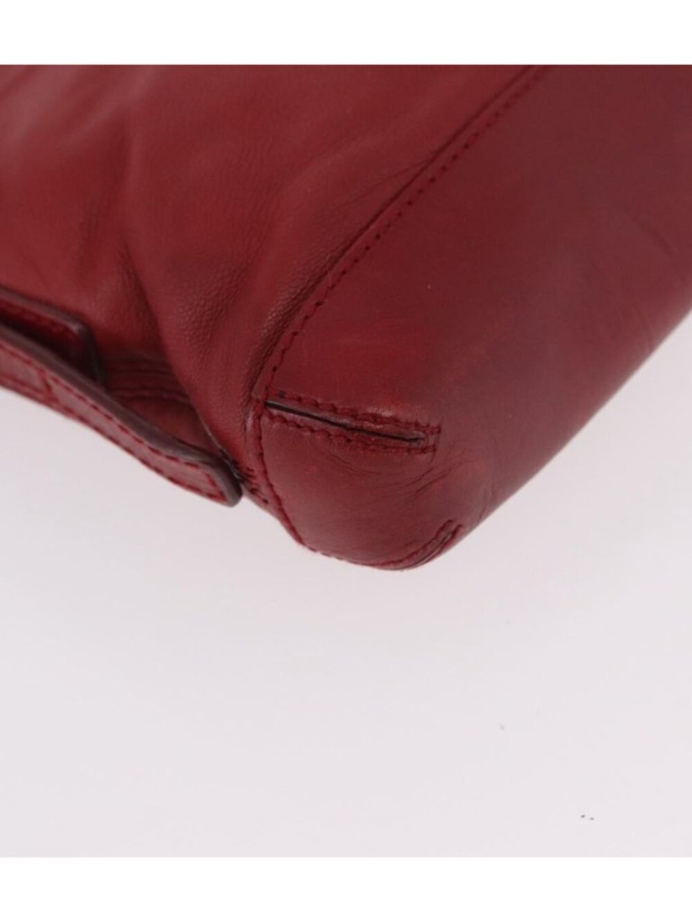 LOEWE Accessory Pouch Leather Red Silver - Picture 11 of 16
